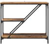 vidaXL Konsolentisch Altholz 88,5 x 30 x 75 cm Holzwerkstoff 882799 Bild 5