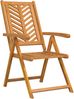 vidaXL Garten Essgruppe 3 pcs Braun Massivholz Akazie 3154120 Bild 5