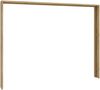Schwebetürenschrank >MAYACUS< LED, 3 Stangen, 3 Böden, weiß, Eiche Dekor - 280,6x215,9x63cm B/H/T Bild 4