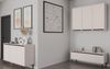 Selsey 'Osaka' Hängeschrank mit geriffelter Front, sandbeige, ca. 100 x 46 x 32 cm Bild 2