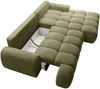 Vente-unique - FARNETA Sofa Stoff Grün - B 177 cm x H 86 cm x L 280 cm Bild 5