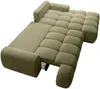 Vente-unique - FARNETA Sofa Stoff Grün - B 177 cm x H 86 cm x L 280 cm Bild 4