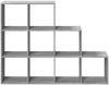 vidaXL Raumteiler-Bücherregal 3 Stufen Grau Sonoma 137,5x29x103,5 cm 857981 Bild 5