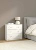 Dmora Kommode Alert, Mehrzweckkommode, Schlafzimmerkommode, Schrank mit Schubladen, 72x30 h68 cm, Weiß Bild 2