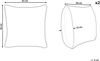 Kissen 2er Set Für Kinder SARANGAR Baumwolle 45 x 45 cm Beige Bild 2