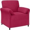 vidaXL 1-Sitzer Sofa Weinrot 88 x 83 x 95 cm Samt 42033930 Bild 2