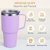 Livole 30oz 900ml Doppelwandiger Thermobecher mit Henkel und Bild 2