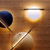 s.luce Artus LED Wandleuchte & Deckenlampe Schwarz Ø 40cm Bild 4
