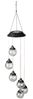 2x RGB LED Solarwindspiel, Farbwechsel Glaskugeln, H 60 cm Bild 4