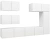 vidaXL 6-tlg. TV-Schrank-Set Weiß Spanplatte [3078715] Bild 2