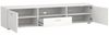 Dmora Fernsehschrank Giaele, Ständer für Wohnzimmerfernseher, Niedriges Wohnzimmer-Sideboard, TV-Ständerbasis, 177x40 h38 cm, Weiß Bild 4