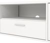 Dmora Fernsehschrank Giaele, Ständer für Wohnzimmerfernseher, Niedriges Wohnzimmer-Sideboard, TV-Ständerbasis, 177x40 h38 cm, Weiß Bild 5