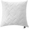 SEI Design Microfaserkissen Kopfkissen Kissen Zierkissen Sofakissen Nackenstützkissen 80x80, Füllung: 100% Mikrofaser, Bezug: 100% Polyester, Seitenschläfer, Rückenschläfer, Bauchschläfer, Kissen, Schlafkissen gesteppt mit Reißverschluss Kochfest 95° Bild 2