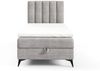 Best for Home Boxspringbett K10 Single SLIM mit Bettkasten & Bonellfederkernmatratze, Topper H3 (Einzelbett, Polsterbett, Kinderbett, Juniorbett, Hotelbett, 70x200 80x200 90x200 100x200 cm), mit oder ohne Topper, Flexible Liefermöglichkeiten, Handwerks... Bild 2