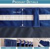 LMaxhome Verdunkelungsvorhang Blickdicht Samt Velvet Vorhang Gardinen Thermo Weihnachtsvorhänge Deko, (2 St), verdunkelnd, 132x213cm/244cm/274cm/305cm, Winter Verdickt Bild 2