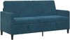 vidaXL Sofa mit Stauraum Blau 172 x 78 x 87 cm Polyester 42036970 Bild 2