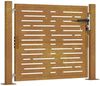 vidaXL Gartentor 100x75 cm Cortenstahl Quadratisches Design 153196 Bild 2
