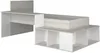 Vente-unique - RIGALI Bett Holz, Platte BeigeWeiß - B 128,8 cm x H 100,5 cm x L 204,4 cm233,2 cm Bild 4
