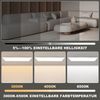 ZMH LED Panel 100x25 Deckenleuchte - Deckenpanel Dimmbar Lang Tageslichtlampe GRB Backlight Farbwechsel Bürolampe Flach Büro 24W Deckenlampe Küchenlampe für Werkstatt Flur Küche Wohnzimmer Bild 3