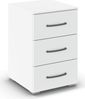 rauch Aditio Box, Nachttisch, 3 Schubladen, mit Softclose-Funktion, Farbe Weiß, BxHxT 40x61x42cm Bild 3