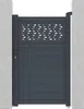 Vente-unique - BAZIO Side gate Metall Grau - B 4,6 cm x H 161 cm x L 100 cm Bild 3