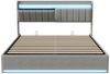 Gdood Polsterbett Stauraumbett Doppelbett LED (Type-C + USB, Hydraulisch hebbarer Stauraum), Mit Bettkasten, LED-Beleuchtung, USB-Anschluss, 140x200 cm Bild 4