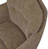 Esszimmerstuhl Runa aus Chenille-Stoff, modernes Design, sandfarben, gepolstert, Metallgestell Bild 5