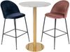 Bartisch >Bolzano< in Weiss, Eiche-Massiv - 70x105x70cm (BxHxT) Bild 5