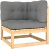 vidaXL 5-tlg. Garten-Lounge-Set mit Kissen Kiefer Massivholz 3076579 Bild 4