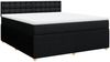 vidaXL Boxspringbett mit Matratze Schwarz 180x200 cm Stoff 3289851 Bild 3