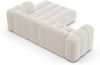 Micadoni Modulares Ecksofa Lupine 3-Sitzer Rechts Chenille Eden Helles Beige Bild 4