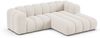 Micadoni Modulares Ecksofa Lupine 3-Sitzer Rechts Chenille Eden Helles Beige Bild 2