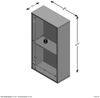 FMD Möbel - ZAMORA 5 - Badezimmer-Wandschrank - melaminharzbeschichtete Spanplatte - weiß - 37 x 68 x 17cm Bild 5