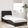 vidaXL Bett mit Matratze Schwarz 90x190 cm Samt 3208630 Bild 3