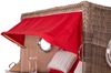Strandkorb Komplettset - bene living - Ammersee Grande XL Teak - PE grau - Modell 585 - inkl. Liftersystem Bild 4