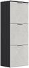 Schuhschrank Domus-L 3 Klappen 12 Paar Schuhe Stein : Stein / Grafit Bild 1