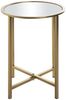 Beistelltisch >24742< in gold, Metall, Spiegel 5 mm - 53x39cm (HxD) Bild 4