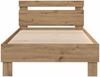 vidaXL Bettrahmen mit LED Artisan-Eiche 100 x 200 cm Holzwerkstoff 863638 Bild 5