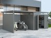 Metall Gerätehaus Style 7,56 m² Spar-Set-2 Alu Grau Bild 2