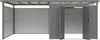 Metall Gerätehaus Style 7,56 m² Spar-Set-2 Alu Grau Bild 4