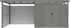 Metall Gerätehaus Style 7,56 m² Spar-Set-2 Alu Grau Bild 3