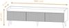 AX LIVING Lowboard TV Acaddo – 180 cm Breite, Modern in Kaschmir Bild 2