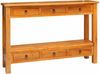 vidaXL Konsolentisch Natur 115 x 32 x 76 cm Massives Mahagoni Holz 42009939 Bild 2