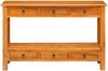 vidaXL Konsolentisch Natur 115 x 32 x 76 cm Massives Mahagoni Holz 42009939 Bild 5