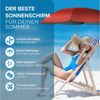 Styngard Sonnenschirm Stuhl Sonnenschirm für Liegestuhl mit UV Schutz 50+/120 cm Durchmesser Bild 4