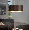 Eglo 31608 Pendelleuchte MASERLO Textil cappuccino, gold E27 3X60W H:110cm Ø53cm dimmbar höhenverstellbar Bild 3