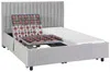 Vente-unique - SASORA Bett StoffStoff Grau - B 151 cm190 cm71 cm x H 110 cm20 cm16,5 cm x L 204 cm70 cm12 cm Bild 4