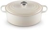 Le Creuset Bräter 'Signature' , Gusseisen , Oval, für alle Herdarten und Induktion geeignet, Meringue, 31,0 cm Bild 2