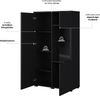 OTTO home Vitrine Modo, Breite 80 cm, moderner griffloser Vitrineschrank Vitrine mit viel Stauraum, Einlegeböden verstellbar, Glastür Bild 4