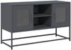 vidaXL TV-Schrank Anthrazit 100,5x39x60,5 cm Stahl 853382 Bild 2